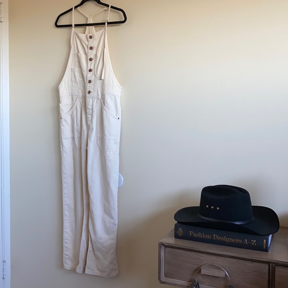 Festival Hand-Painted Sunset Overalls - Picture 4 of 9